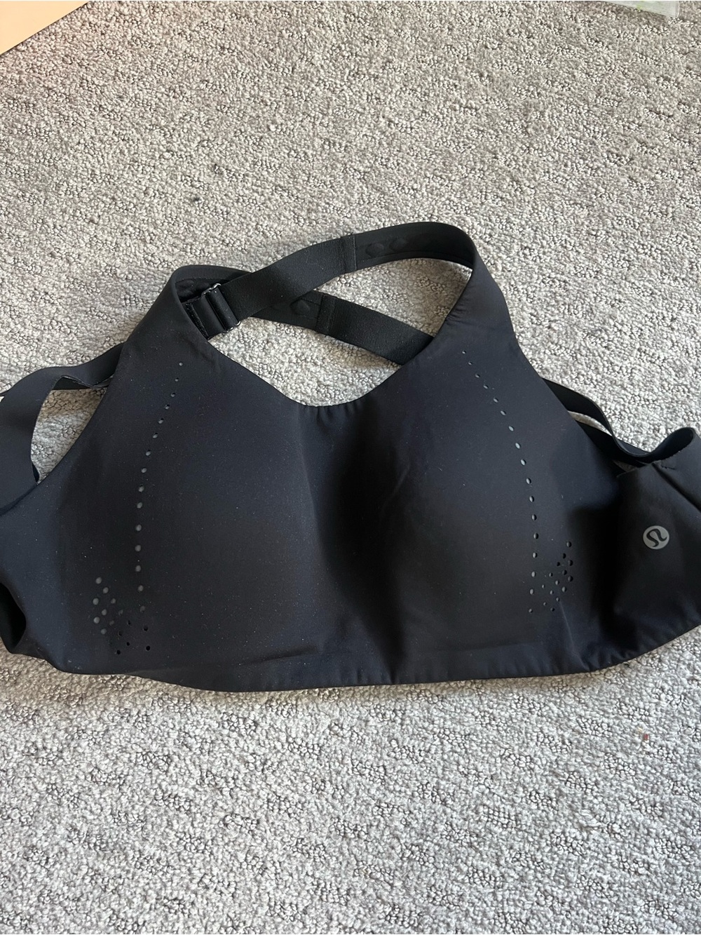 lululemon athletica Black AirSupport High-Support Sports Bra